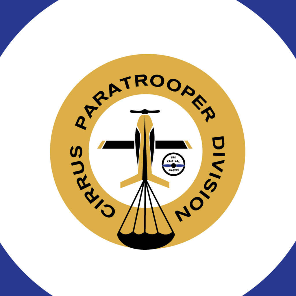Cirrus Paratrooper Division Sticker