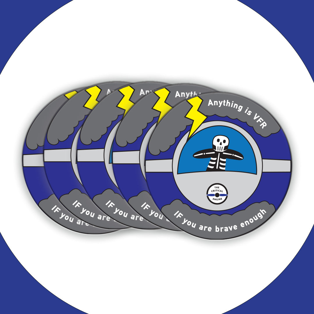 Anything is VFR Sticker (5 Pack)