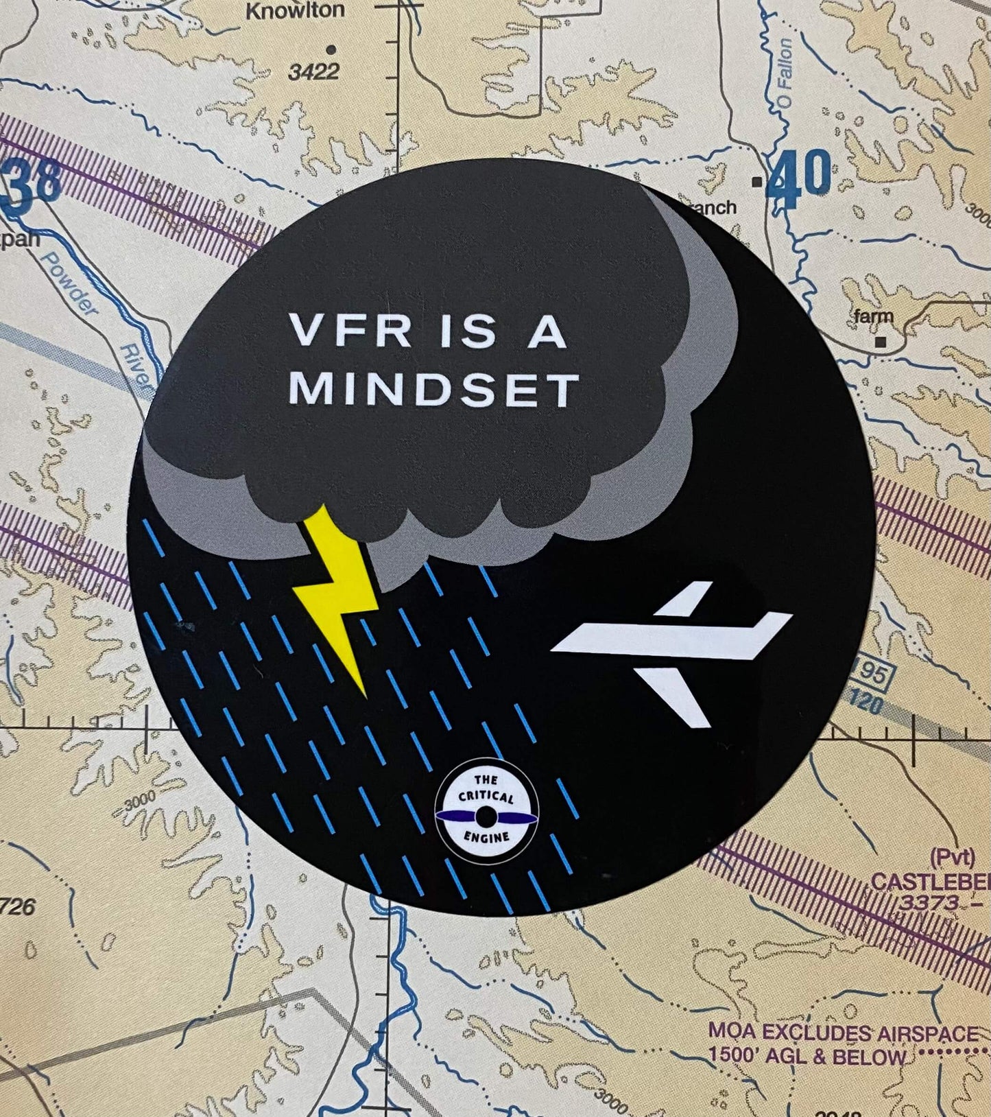 VFR is a Mindset Sticker (5 Pack)