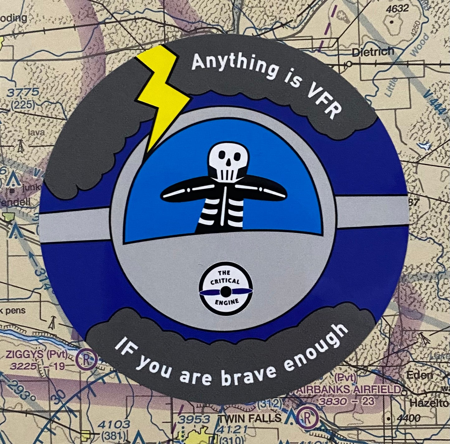 Anything is VFR Sticker (5 Pack)