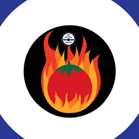A TOMATO FLAMES Sticker