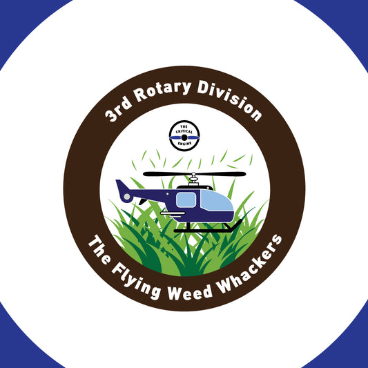 Flying Weed Whackers Sticker