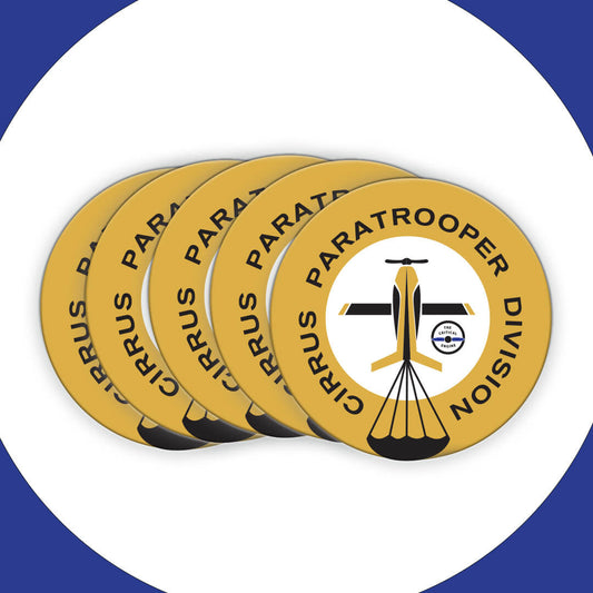 Cirrus Paratrooper Division Sticker (5 Pack)