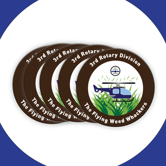 Flying Weed Whackers Sticker (5 Pack)