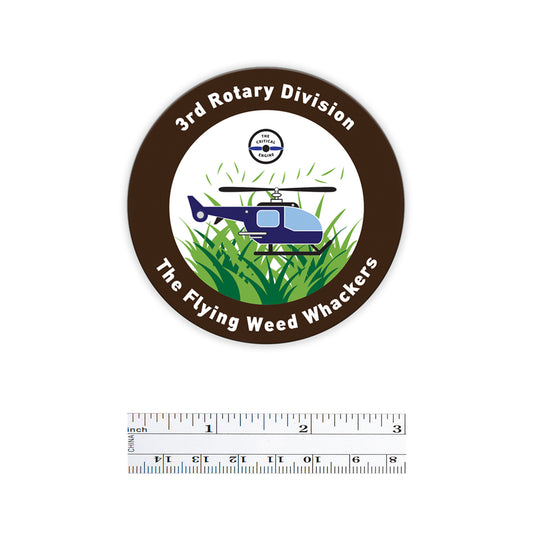 Flying Weed Whackers Sticker